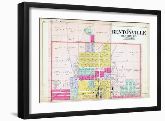 1903, Bentonville - North, Arkansas, United States-null-Framed Giclee Print