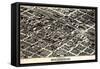 1903, Birmingham Bird's Eye View, Alabama, United States-null-Framed Stretched Canvas