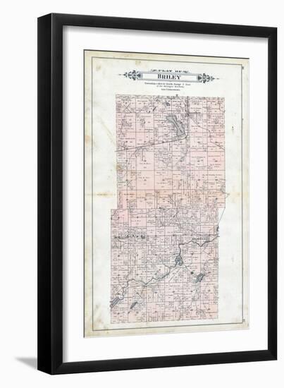1903, Briley Township, Valentine lake, Leach Lake, Bass Lake, Michigan, United States-null-Framed Giclee Print