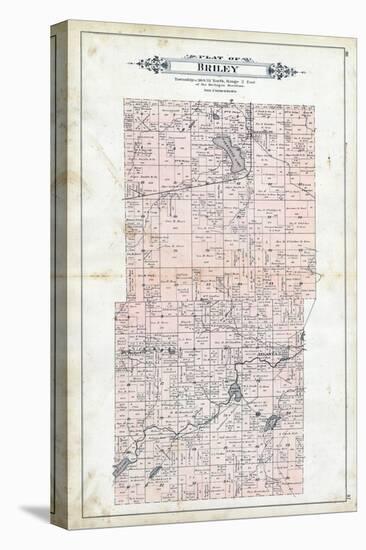 1903, Briley Township, Valentine lake, Leach Lake, Bass Lake, Michigan, United States-null-Stretched Canvas