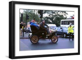 1903 Cadillac at 2000 London to Brighton run-null-Framed Photographic Print