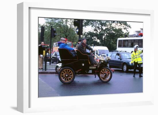 1903 Cadillac at 2000 London to Brighton run-null-Framed Photographic Print