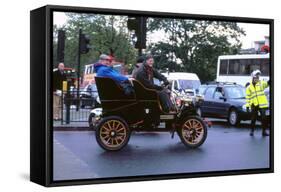 1903 Cadillac at 2000 London to Brighton run-null-Framed Stretched Canvas