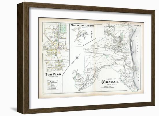 1903, Cornwall Village, Mountainville P.O., New York, United States-null-Framed Giclee Print