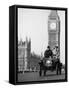 1903 De Dion on the London to Brighton Run with Big Ben Behind, London-null-Framed Stretched Canvas