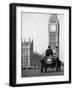 1903 De Dion on the London to Brighton Run with Big Ben Behind, London-null-Framed Photographic Print