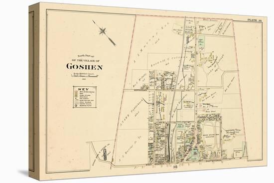 1903, Goshen Village - North, New York, United States-null-Stretched Canvas