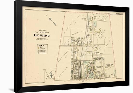 1903, Goshen Village - North, New York, United States-null-Framed Giclee Print