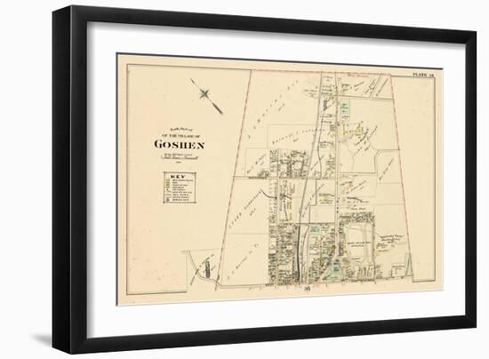 1903, Goshen Village - North, New York, United States-null-Framed Giclee Print
