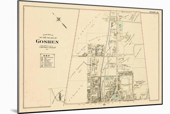 1903, Goshen Village - North, New York, United States-null-Mounted Giclee Print