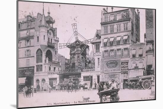 1903 Place Blanche Moulin Rouge-null-Mounted Giclee Print