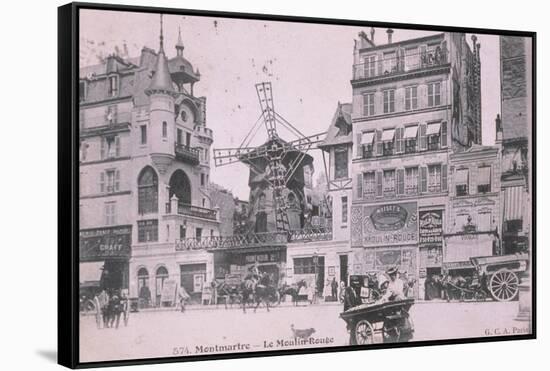 1903 Place Blanche Moulin Rouge-null-Framed Stretched Canvas