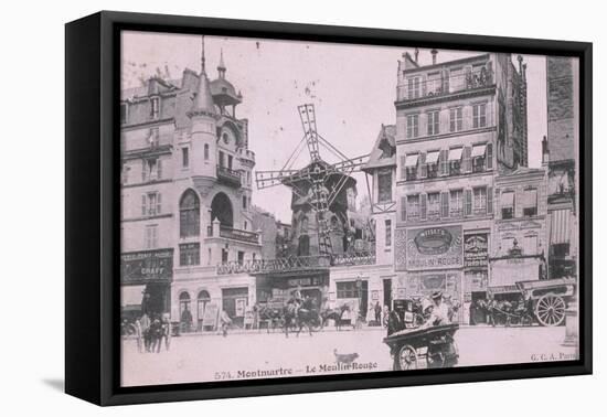 1903 Place Blanche Moulin Rouge-null-Framed Stretched Canvas