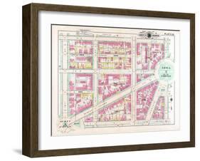 1903, Plate 020, District of Columbia, United States, Iowa Circle-null-Framed Giclee Print