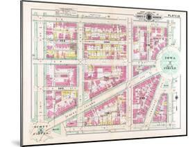 1903, Plate 020, District of Columbia, United States, Iowa Circle-null-Mounted Giclee Print