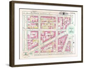 1903, Plate 020, District of Columbia, United States, Iowa Circle-null-Framed Giclee Print