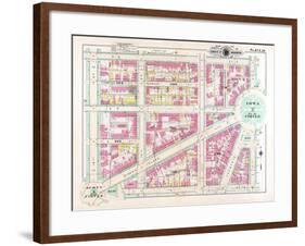 1903, Plate 020, District of Columbia, United States, Iowa Circle-null-Framed Giclee Print