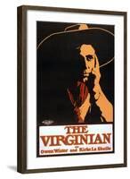 1903 Theatrical Production of Owen Wister's Western Novel, "The Virginian" by Kirke La Shelle's-null-Framed Photo
