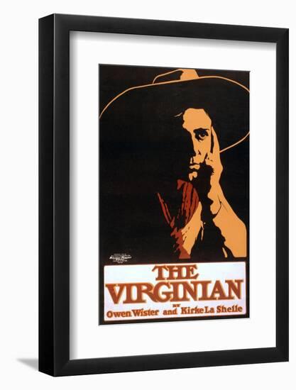 1903 Theatrical Production of Owen Wister's Western Novel, "The Virginian" by Kirke La Shelle's-null-Framed Photo