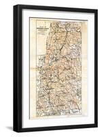 1904, Berkshire County Map, Massachusetts, United States-null-Framed Giclee Print