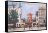 1904 Carte Postal Moulin Rouge-null-Framed Stretched Canvas