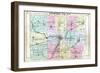 1904, Genesee County Map, New York, United States-null-Framed Giclee Print