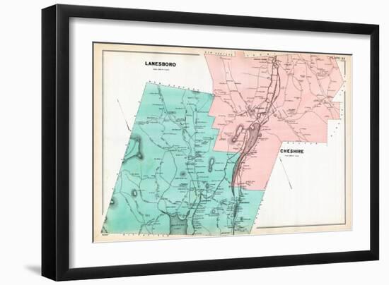 1904, Lanesboro, Cheshire, Massachusetts, United States-null-Framed Giclee Print