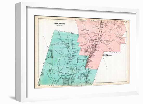 1904, Lanesboro, Cheshire, Massachusetts, United States-null-Framed Giclee Print