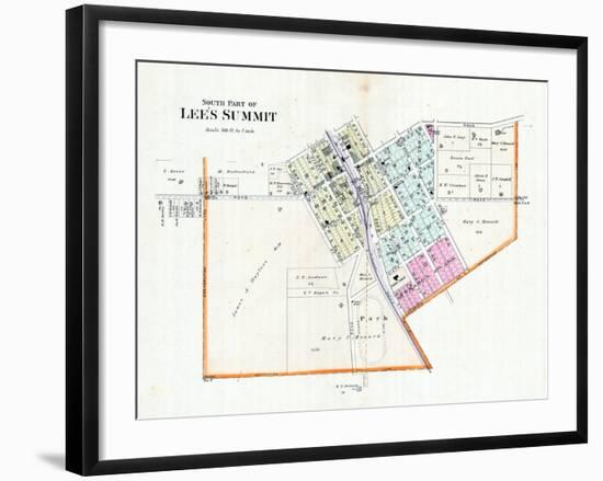 1904, Lee's Summit - South, Missouri, United States-null-Framed Giclee Print