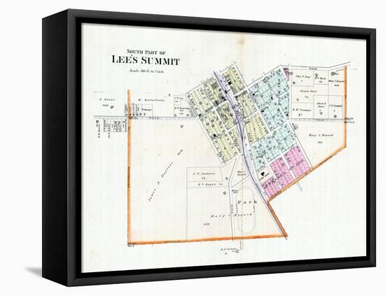 1904, Lee's Summit - South, Missouri, United States-null-Framed Stretched Canvas