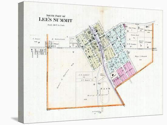 1904, Lee's Summit - South, Missouri, United States-null-Stretched Canvas