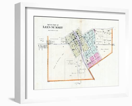 1904, Lee's Summit - South, Missouri, United States-null-Framed Giclee Print