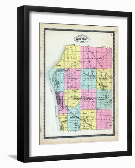 1904, Mason County, Michigan, United States-null-Framed Giclee Print