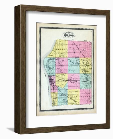 1904, Mason County, Michigan, United States-null-Framed Giclee Print