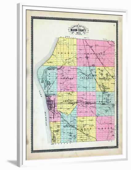 1904, Mason County, Michigan, United States-null-Framed Premium Giclee Print