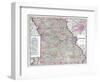 1904, Missouri State Map, Missouri, United States-null-Framed Giclee Print