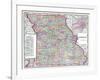 1904, Missouri State Map, Missouri, United States-null-Framed Giclee Print