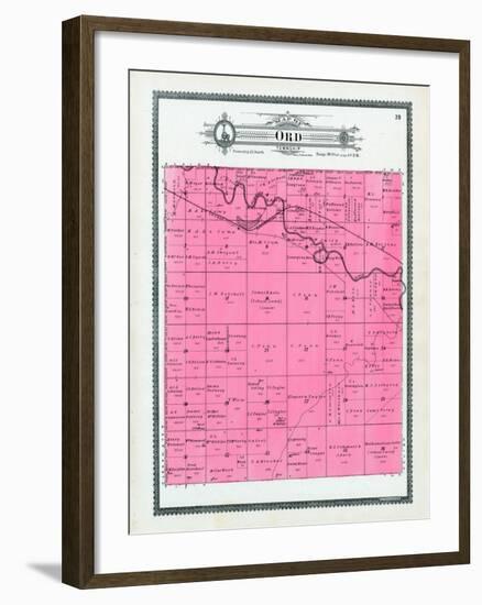 1904, Ord Township, Elkhorn River, Nebraska, United States-null-Framed Giclee Print