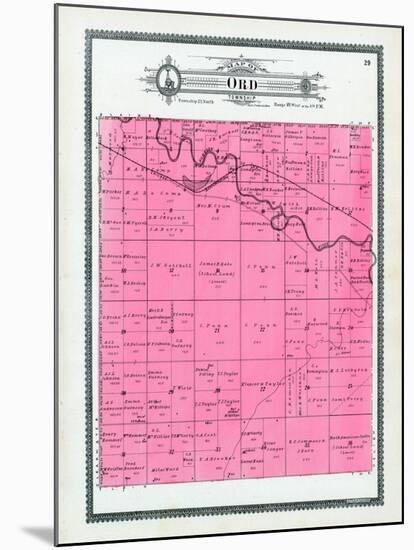 1904, Ord Township, Elkhorn River, Nebraska, United States-null-Mounted Giclee Print