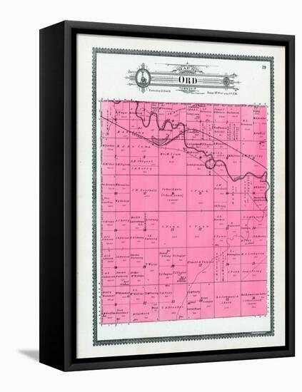 1904, Ord Township, Elkhorn River, Nebraska, United States-null-Framed Stretched Canvas