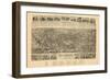 1904, Rutherford Bird's Eye View, New Jersey, United States-null-Framed Giclee Print