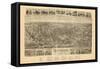 1904, Rutherford Bird's Eye View, New Jersey, United States-null-Framed Stretched Canvas