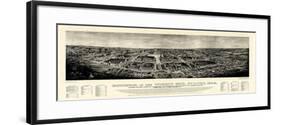 1904, Saint Louis World's Fair Bird's Eye View Published by Melville, Missouri, United S-null-Framed Giclee Print