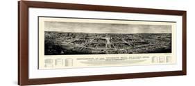 1904, Saint Louis World's Fair Bird's Eye View Published by Melville, Missouri, United S-null-Framed Giclee Print