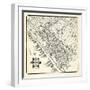 1904, Seattle Bird's Eye View of Business District, Washington, United States-null-Framed Giclee Print