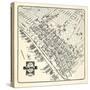 1904, Seattle Bird's Eye View of Business District, Washington, United States-null-Stretched Canvas