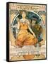 1904 St. Louis World's Fair Poster-Alphonse Mucha-Framed Stretched Canvas