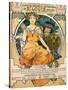 1904 St. Louis World's Fair Poster-Alphonse Mucha-Stretched Canvas