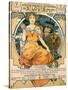 1904 St. Louis World's Fair Poster-Alphonse Mucha-Stretched Canvas