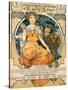 1904 St. Louis World's Fair Poster-Alphonse Mucha-Stretched Canvas